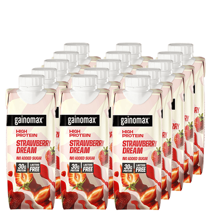 15 x Gainomax High Protein Drink 250 ml – från Gainomax – 349 kr – hos Bodystore