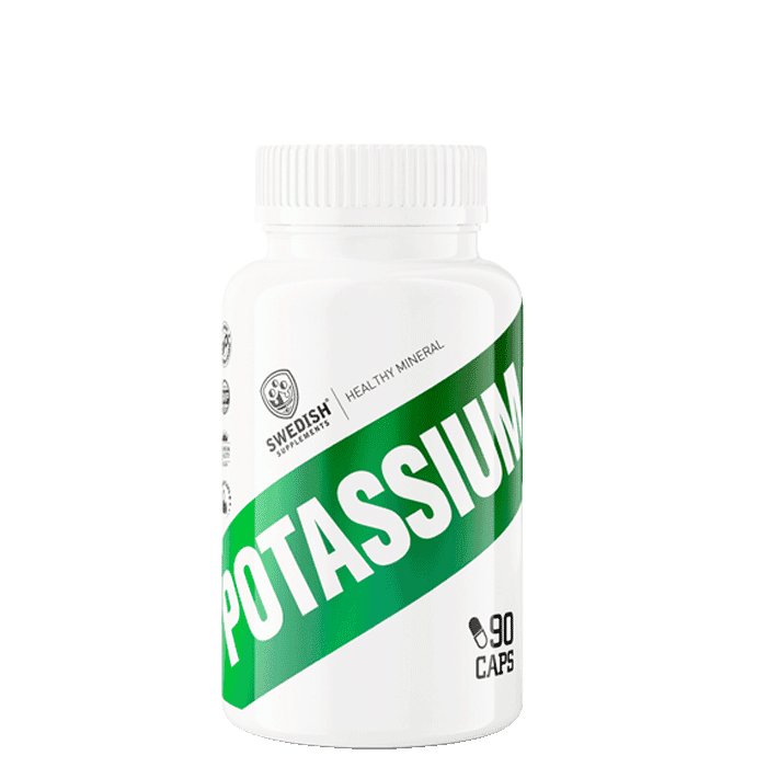 Kalium 90 Kapslar – från Swedish Supplements – 109 kr – hos Bodystore