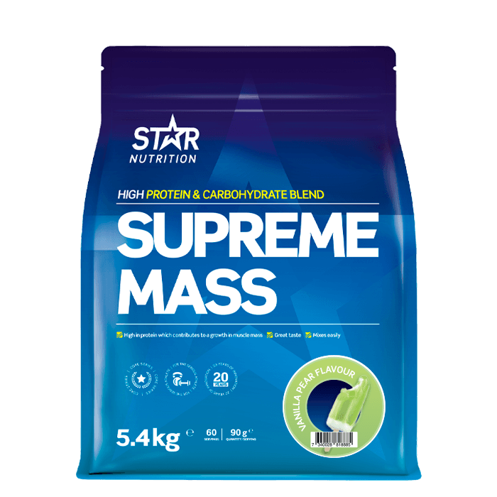 Supreme Mass Gainer 5400 g – från Star Nutrition – 799 kr – hos Bodystore