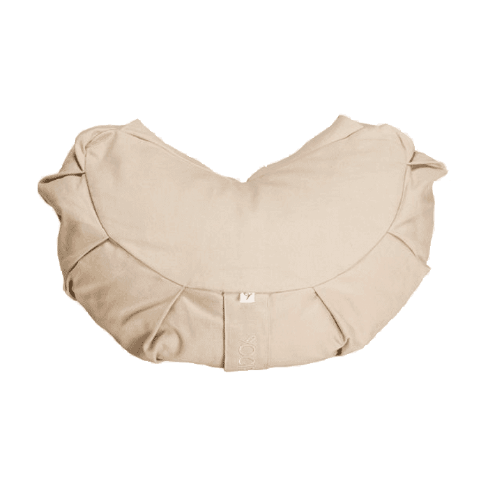 Meditationskudde Crescent Beige – från Yogiraj – 529 kr – hos Bodystore