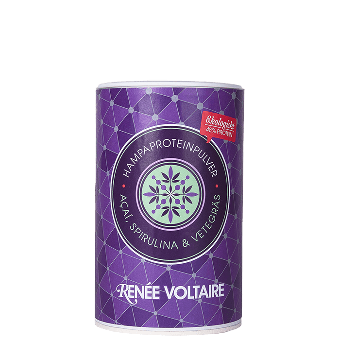 Hampaprotein Acai Spirulina Och Vetegräs 400 g från Renée Voltaire – köp hos Bodystore