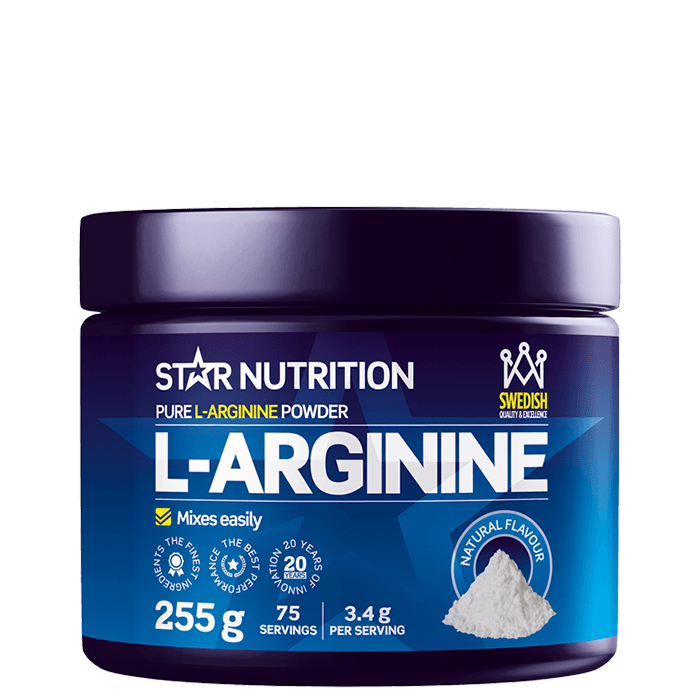 L-Arginine Pulver 255 g – från Star Nutrition – 189 kr – hos Bodystore