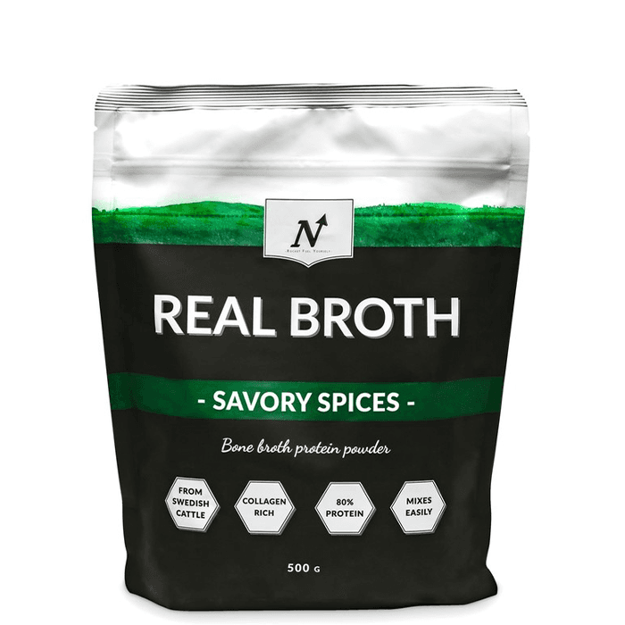 Benbuljong Savory Spices 500 g – från Nyttoteket – 295 kr – hos Bodystore
