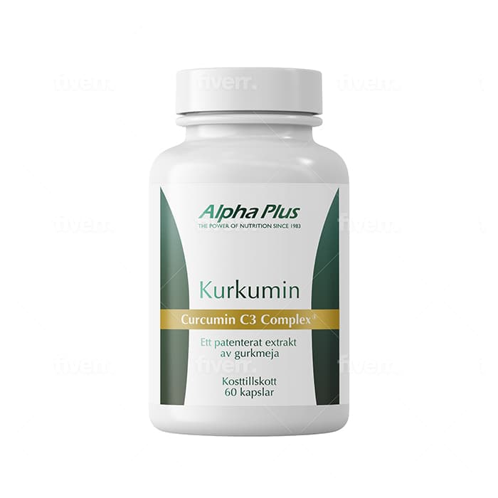 Kurkumin 60 kapslar – från Alpha Plus – 299 kr – hos Bodystore