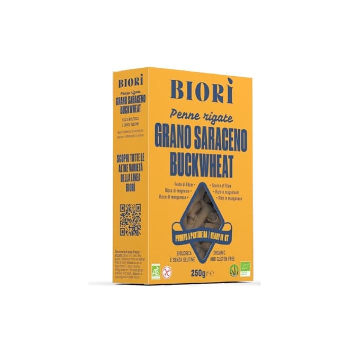Bovetepasta Penne Glutenfri 250 g – från Biori – 39 kr – hos Bodystore