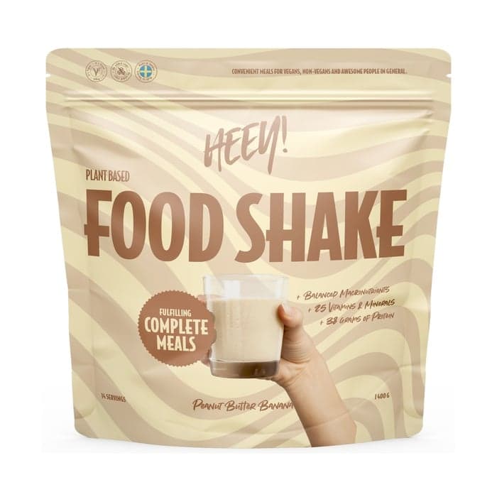 Vegansk Food Shake Måltidsersättning 1400 g – från Heey! – 378 kr – hos Bodystore