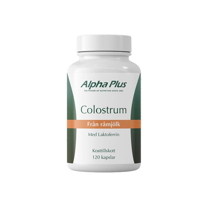 Kolostrum 120 kapslar – från Alpha Plus – 329 kr – hos Bodystore