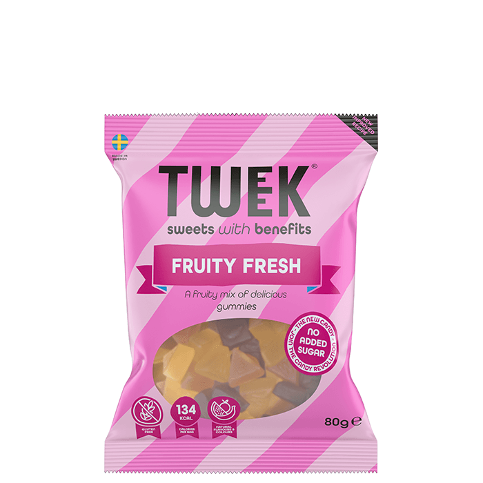 Lågkalori Godis 80 g – från Tweek – 29 kr – hos Bodystore