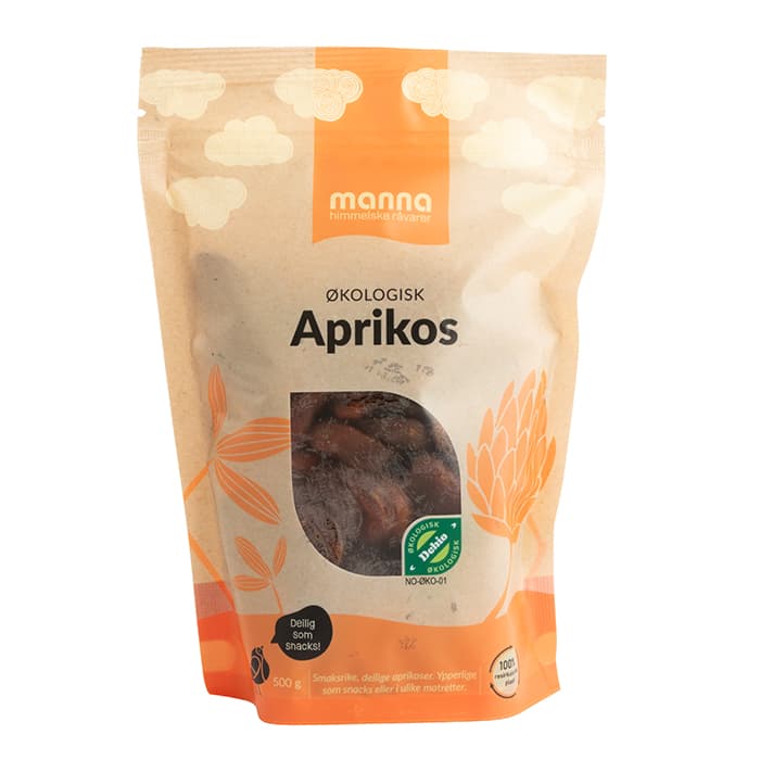Aprikoser 500 g – från Manna – 169 kr – hos Bodystore
