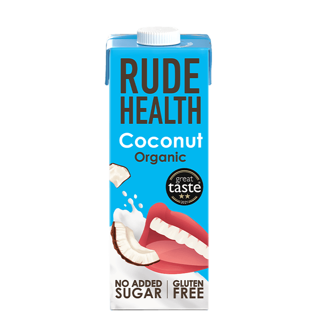 Kokosnötsdryck 1 liter – från Rude Health – 49 kr – hos Bodystore