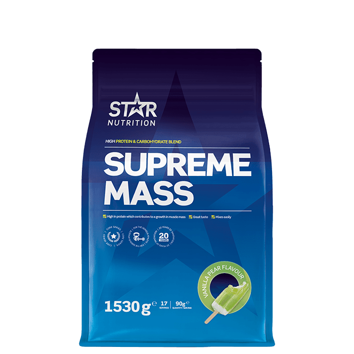 Supreme Mass Gainer 1,53 kg – från Star Nutrition – 259 kr – hos Bodystore