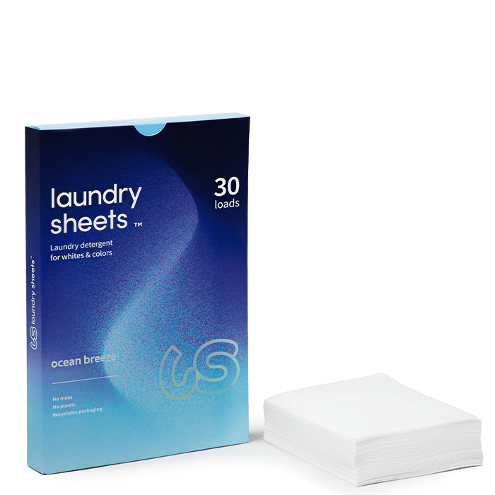 Tvättmedelark Ocean Breeze 30-Pack – från Laundry Sheets – 60 kr – hos Bodystore