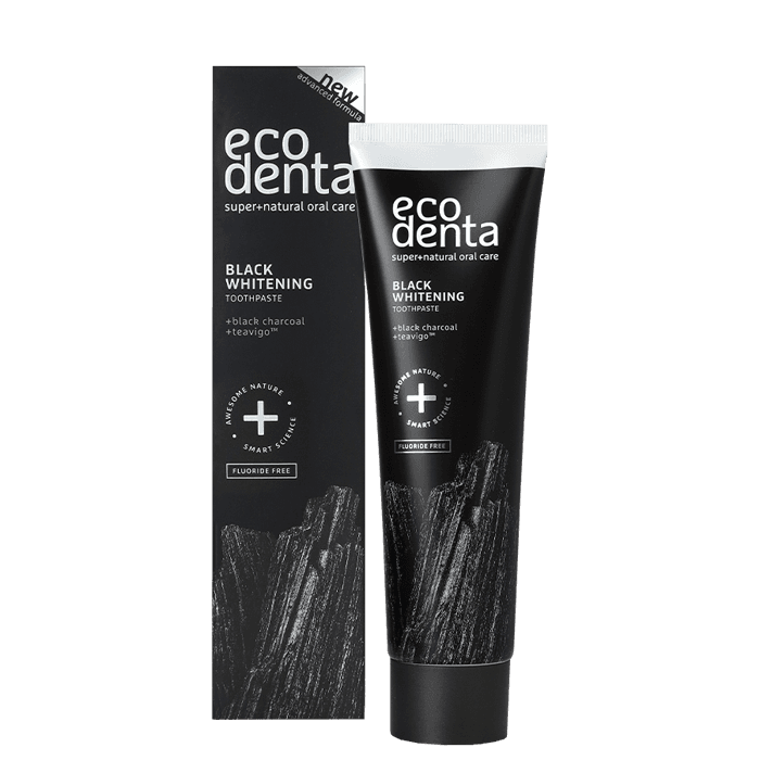 Expert Line Black Whitening Charcoal Tandkräm 100 ml – från Ecodenta – 69 kr – hos Bodystore