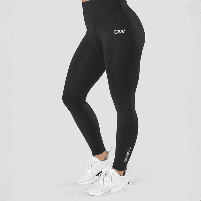 Scrunch V-shape Tights, Black – från ICANIWILL – 599 kr – hos Bodystore