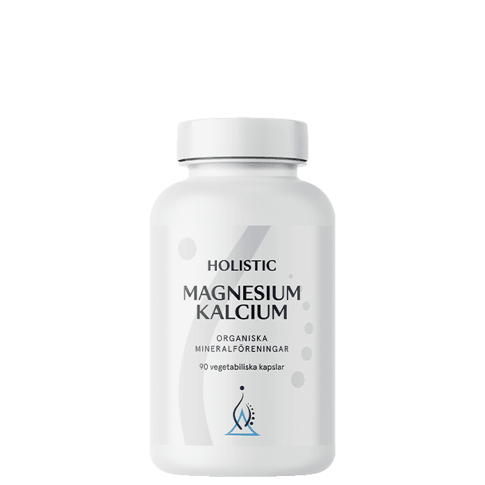 Magnesium-Kalcium 80/40 mg 90 kapslar från Holistic – köp hos Bodystore