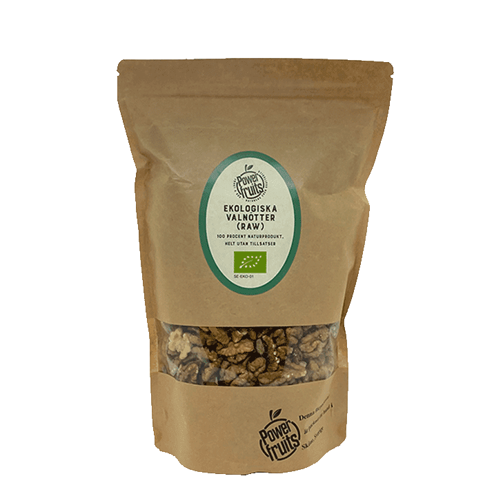 Ekologiska Valnötter 1 kg – från Powerfruits – 241 kr – hos Bodystore