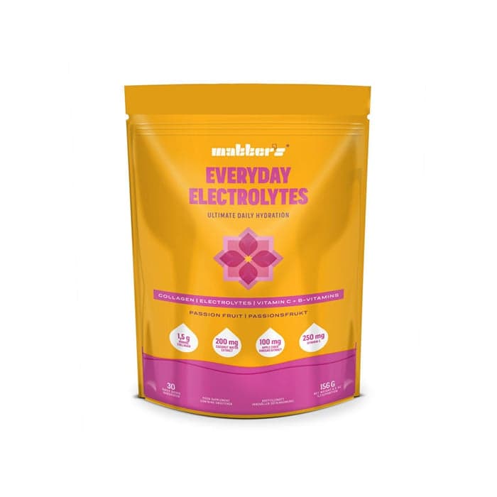Everyday Elektrolyter Passionsfrukt 156 g – från Matters – 249 kr – hos Bodystore