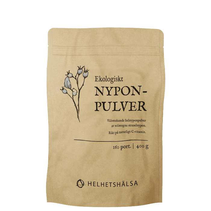 Nyponpulver EKO 400 g – från Helhetshälsa – 295 kr – hos Bodystore