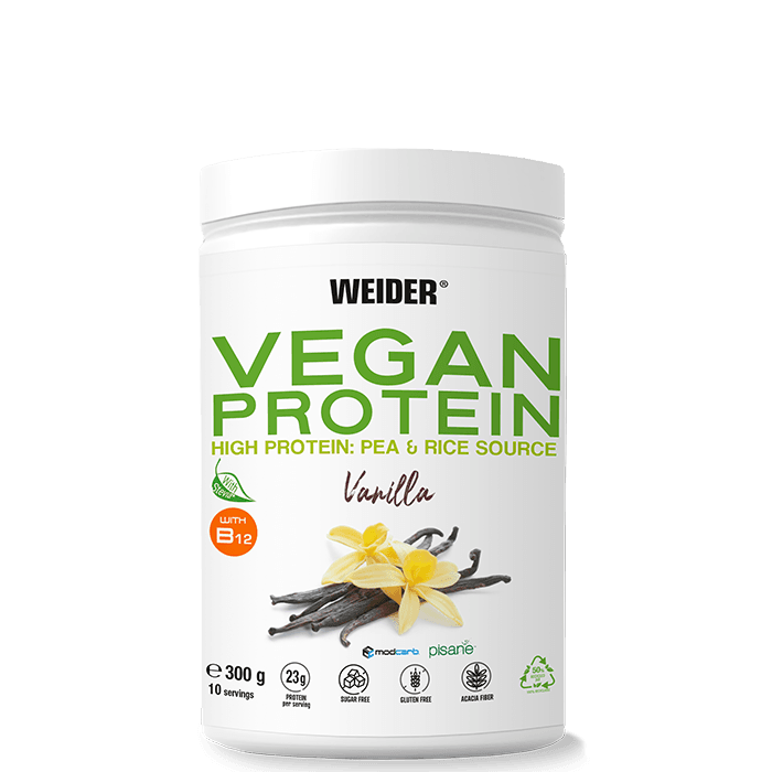 Vege Protein Veganskt Proteinpulver 300 g – från Weider – 179 kr – hos Bodystore
