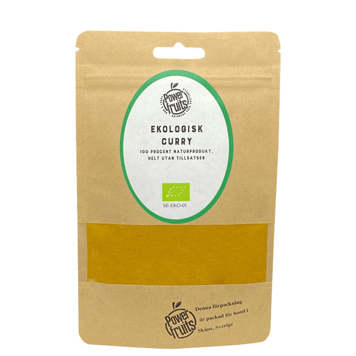 Ekologisk Curry 100 g – från Powerfruits – 59 kr – hos Bodystore