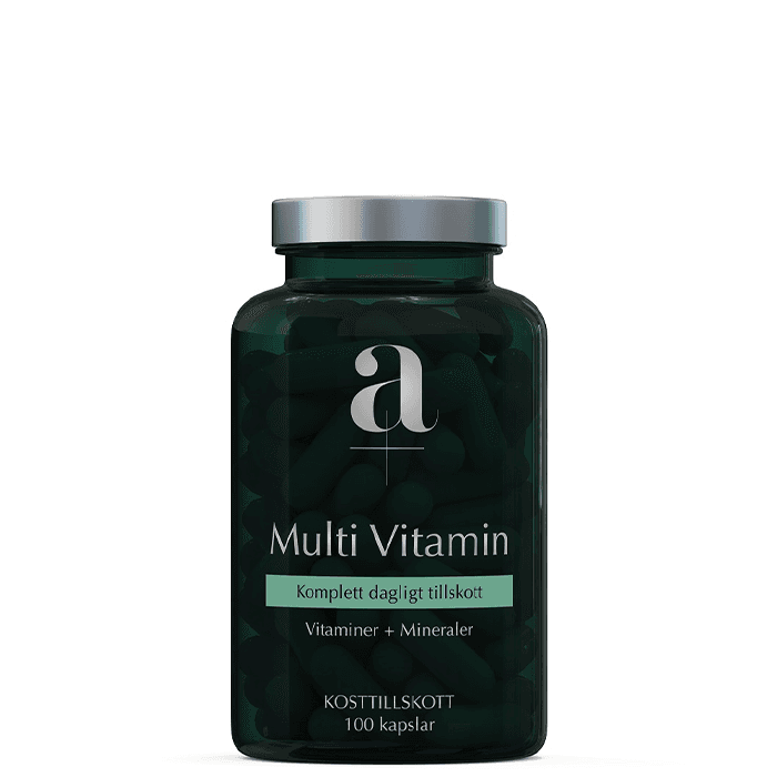 Multivitamin 100 kapslar – från A+ – 189 kr – hos Bodystore