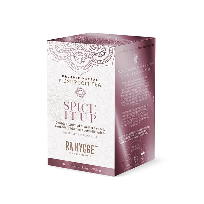 Örtte Spice It Up med Tremella extrakt 16 bags EKO – från Rå Hygge – 79 kr – hos Bodystore