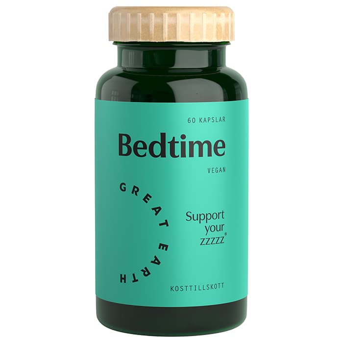 Bedtime 60 kapslar från Great Earth – köp hos Bodystore