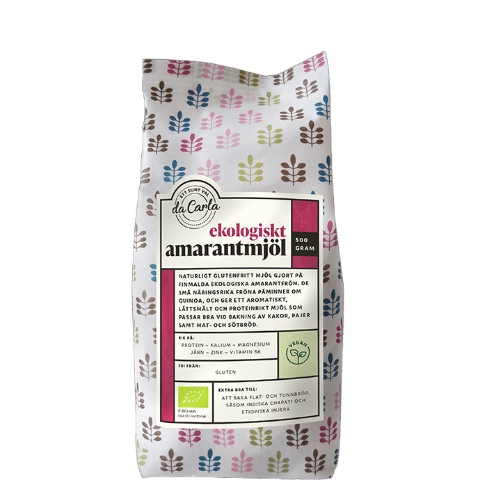 Amaranthmjöl 500 g – från Da Carla – 49 kr – hos Bodystore