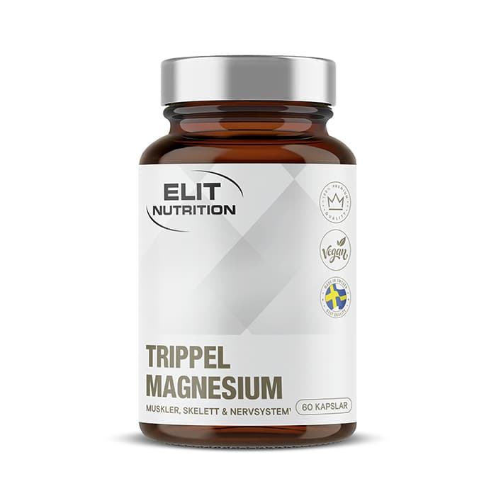 Trippel Magnesium 60 caps – från Elit Nutrition – 149 kr – hos Bodystore