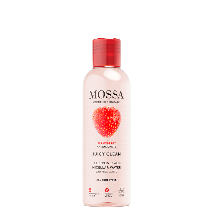 Juicy Clean Micellärt Ansiktsvatten 200 ml – från MOSSA – 125 kr – hos Bodystore