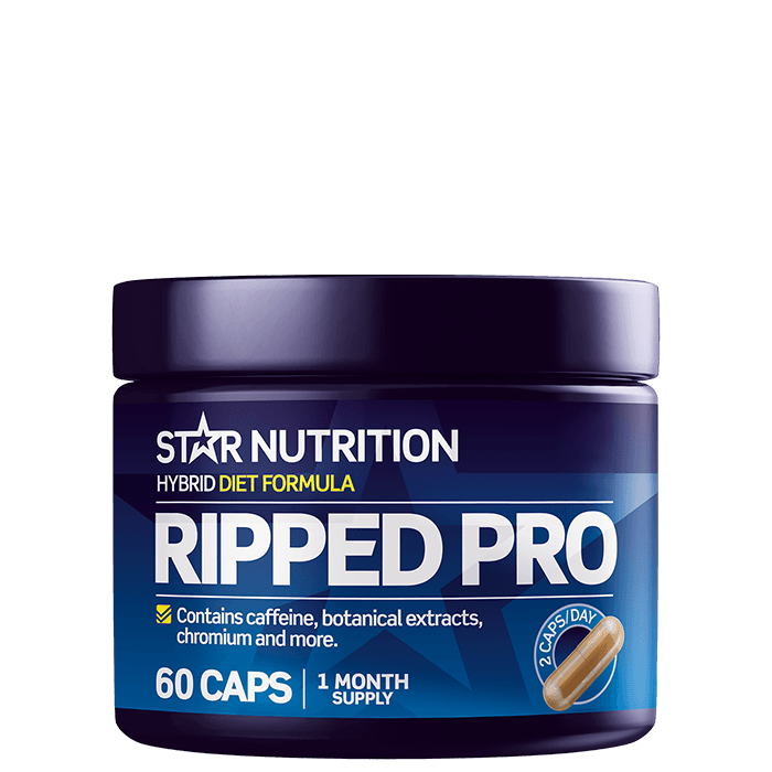 Ripped Pro Fettförbrännare 60 Kapslar – från Star Nutrition – 299 kr – hos Bodystore