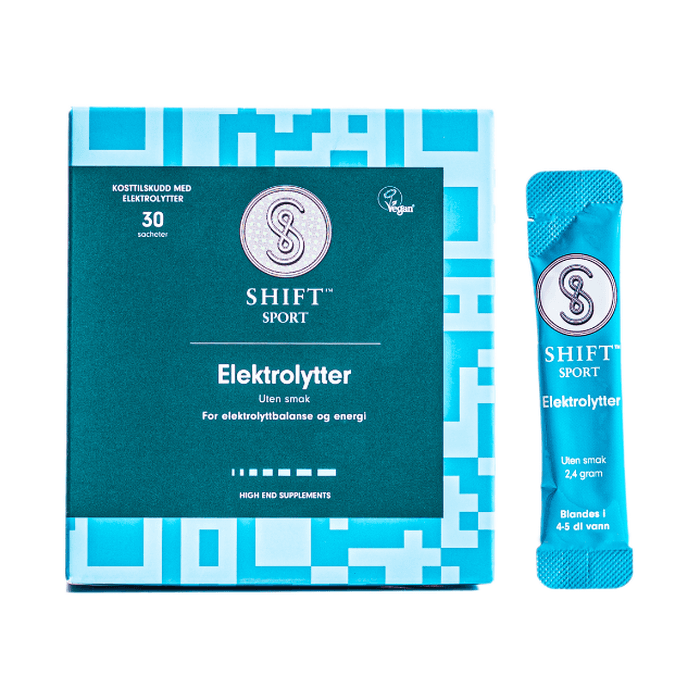 Elektrolytter Neutral Påsar 30 st – från SHIFT SPORT – 283 kr – hos Bodystore