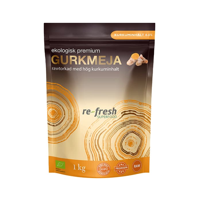 Gurkmejapulver 1 kg – från Re-Fresh Superfood – 279 kr – hos Bodystore
