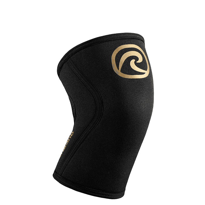 RX Knäskydd 5 mm Svart Guld – från Rehband – 449 kr – hos Bodystore