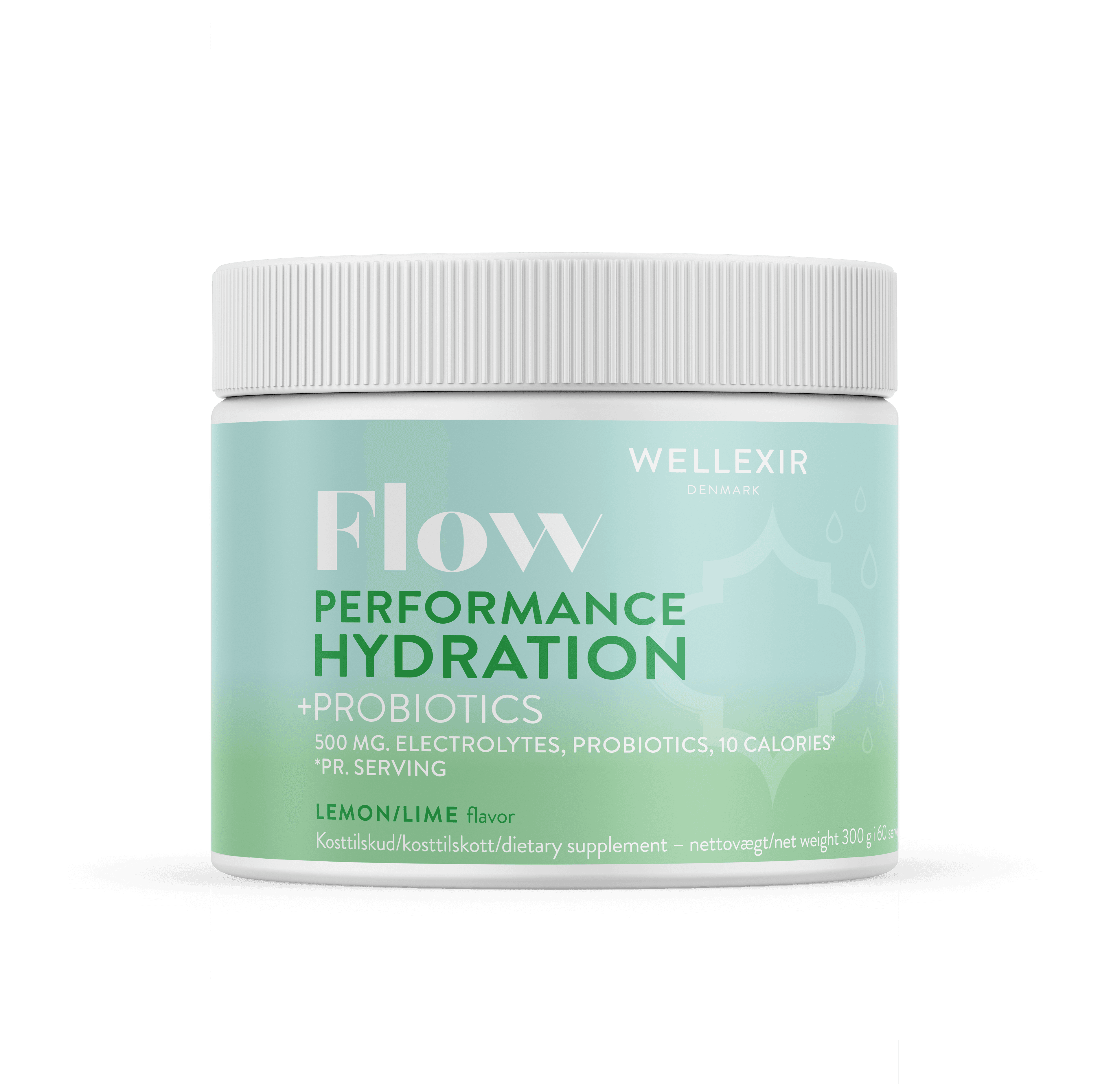 Flow Hydration Dryck Citron Lime 300 g – från Wellexir – 265 kr – hos Bodystore