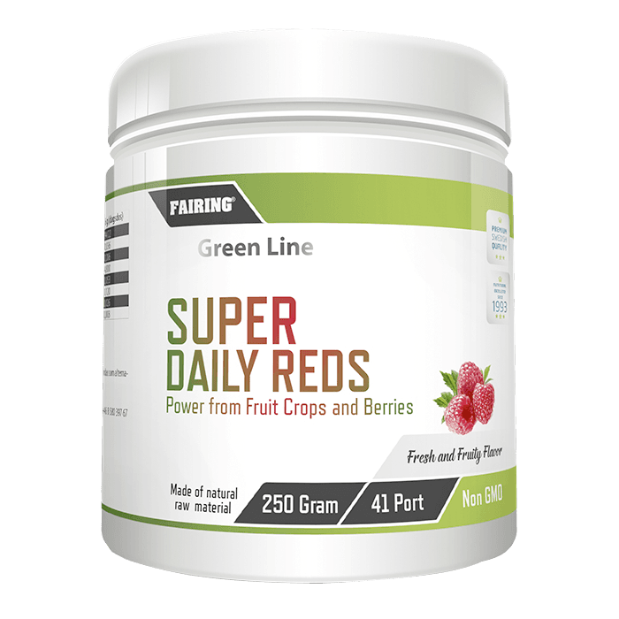 Daily Reds Bärpulver 250 g – från Fairing – 229 kr – hos Bodystore
