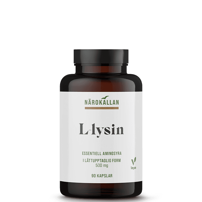 L-Lysin 90 kapslar – från Närokällan – 149 kr – hos Bodystore
