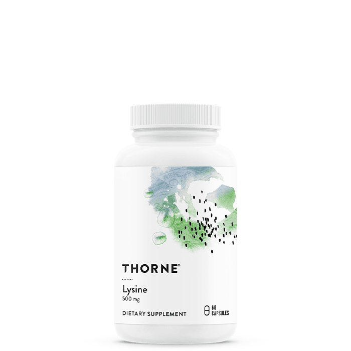 Lysine Aminosyror 60 kapslar – från Thorne Research Inc. – 179 kr – hos Bodystore