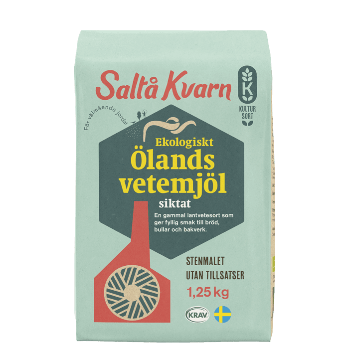 Ölandsvetemjöl Siktat 1,25 kg – från Saltå Kvarn – 55 kr – hos Bodystore