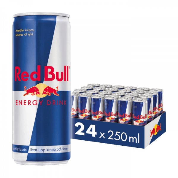 24 x Red Bull Energidryck 250 ml Original – från Red Bull – 449 kr – hos Bodystore