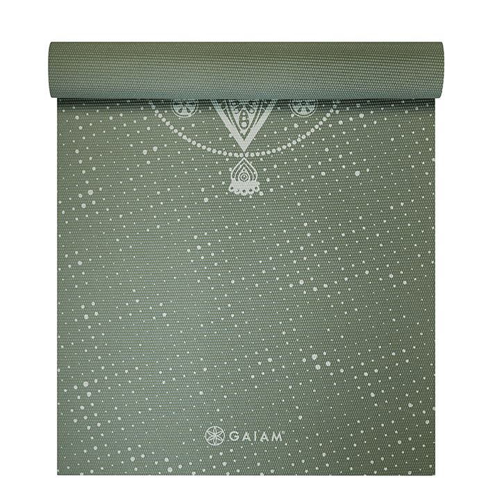 Yogamatta 5mm Celestial Green – från Gaiam – 449 kr – hos Bodystore