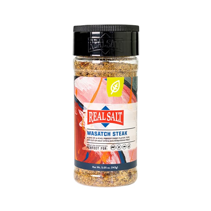 Wasatch Steak Shaker 150 g – från Redmond Real Salt – 245 kr – hos Bodystore