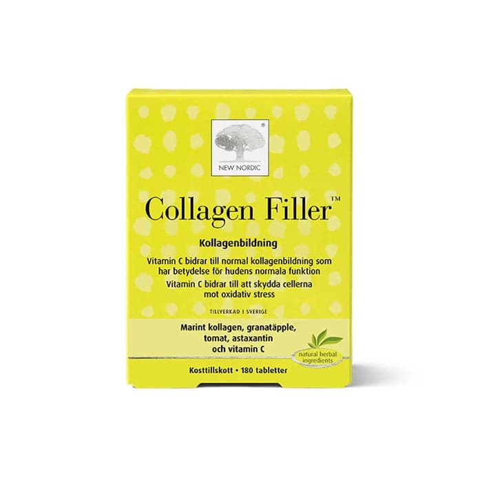 Collagen Filler 180 tabletter från New Nordic – köp hos Bodystore