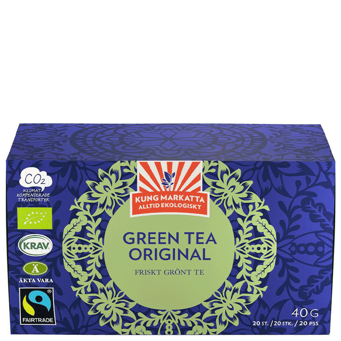 Grönt Te Original 20 påsar – från Kung Markatta – 32 kr – hos Bodystore
