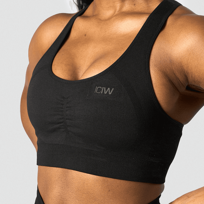 Rush Seamless Sport-bh Svart – från ICANIWILL – 374 kr – hos Bodystore