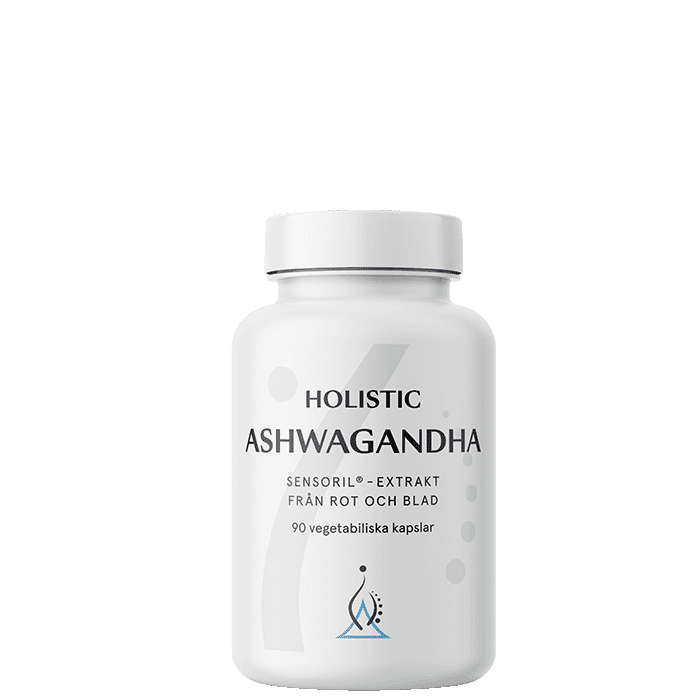 Ashwagandha 90 kapslar – från Holistic – 285 kr – hos Bodystore