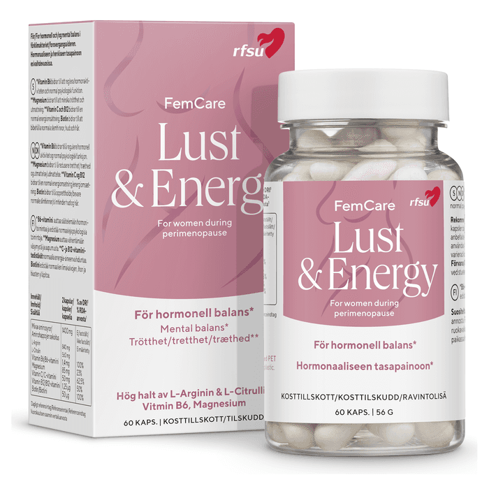 Lust & Energy 60 kapslar – från RFSU – 239 kr – hos Bodystore