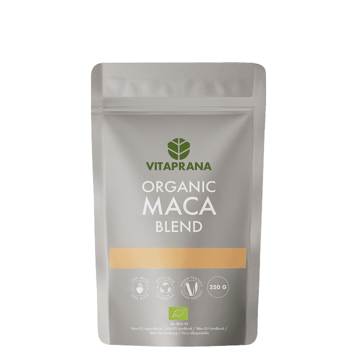 Ekologiskt Maca Pulvermix 250 g – från Vitaprana – 159 kr – hos Bodystore
