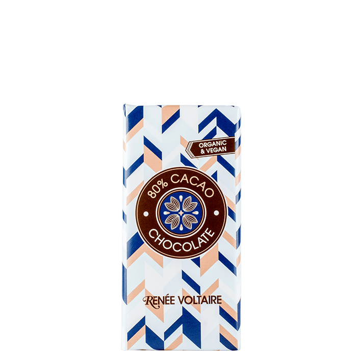 Choklad Med 80% Kakao 80 g – från Renée Voltaire – 65 kr – hos Bodystore