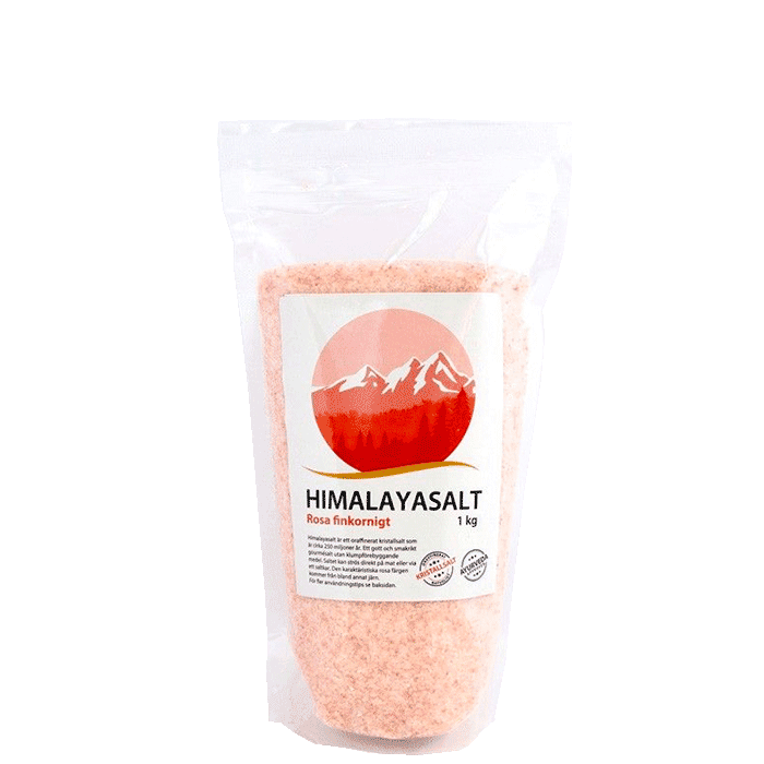 Himalayasalt Rosa Fint 1 kg – från Re-Fresh Superfood – 78 kr – hos Bodystore